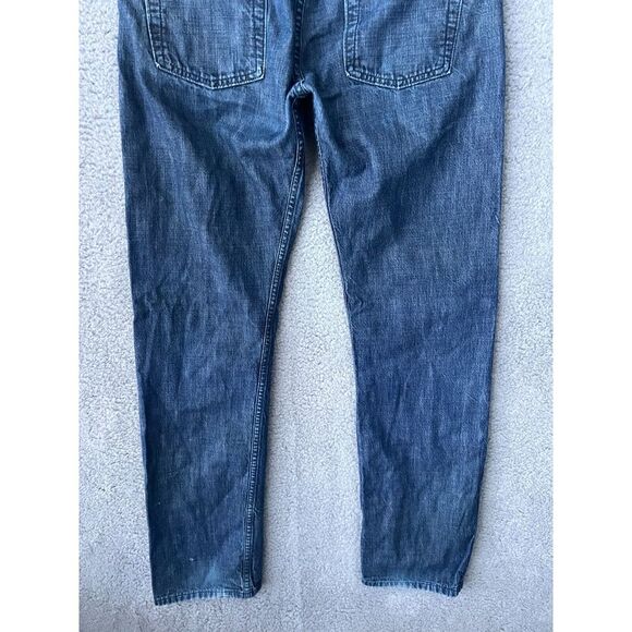 Naked & Famous Jeans Mens 33x31 Light Indigo Selvedge Weird Guy Japanese Tapered - Picture 11 of 13